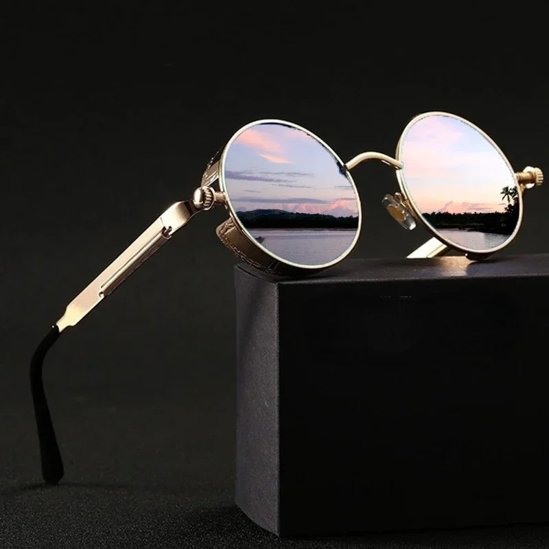Metal Photo Panel - Gafas de sol clásicas Steampunk para